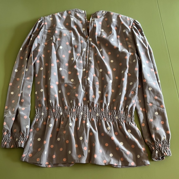 Louis Feraud blouse US6 $150; matches skirt and blazer in another ad. - Picture 2 of 2
